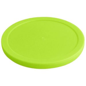 A green lid for a frisbee.