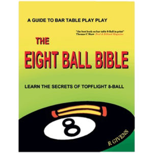 A book cover with the title of eight ball bible.