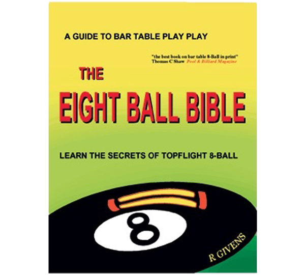 A book cover with the title of eight ball bible.